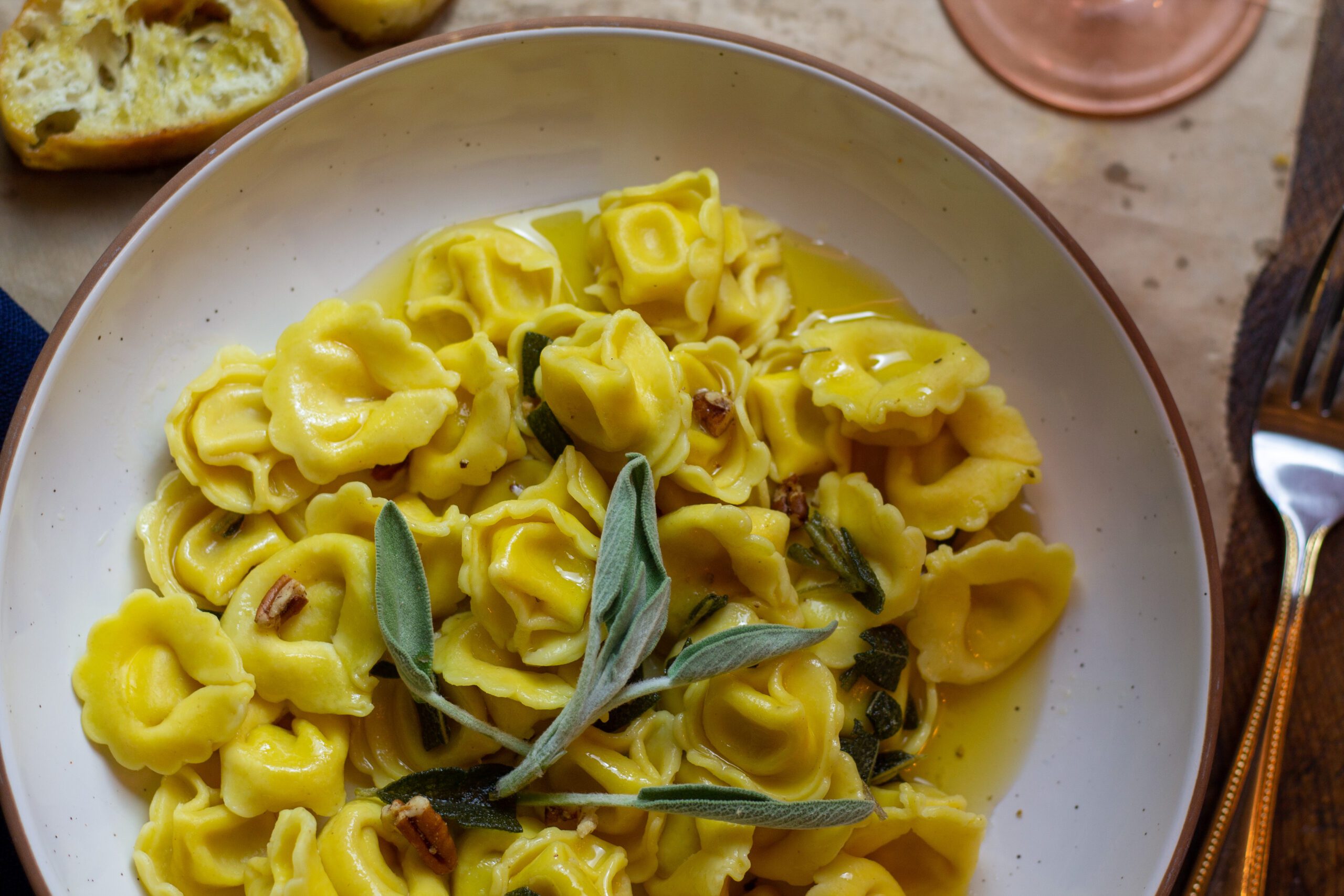 3-Ingredient Sage and Brown Butter Tortellini