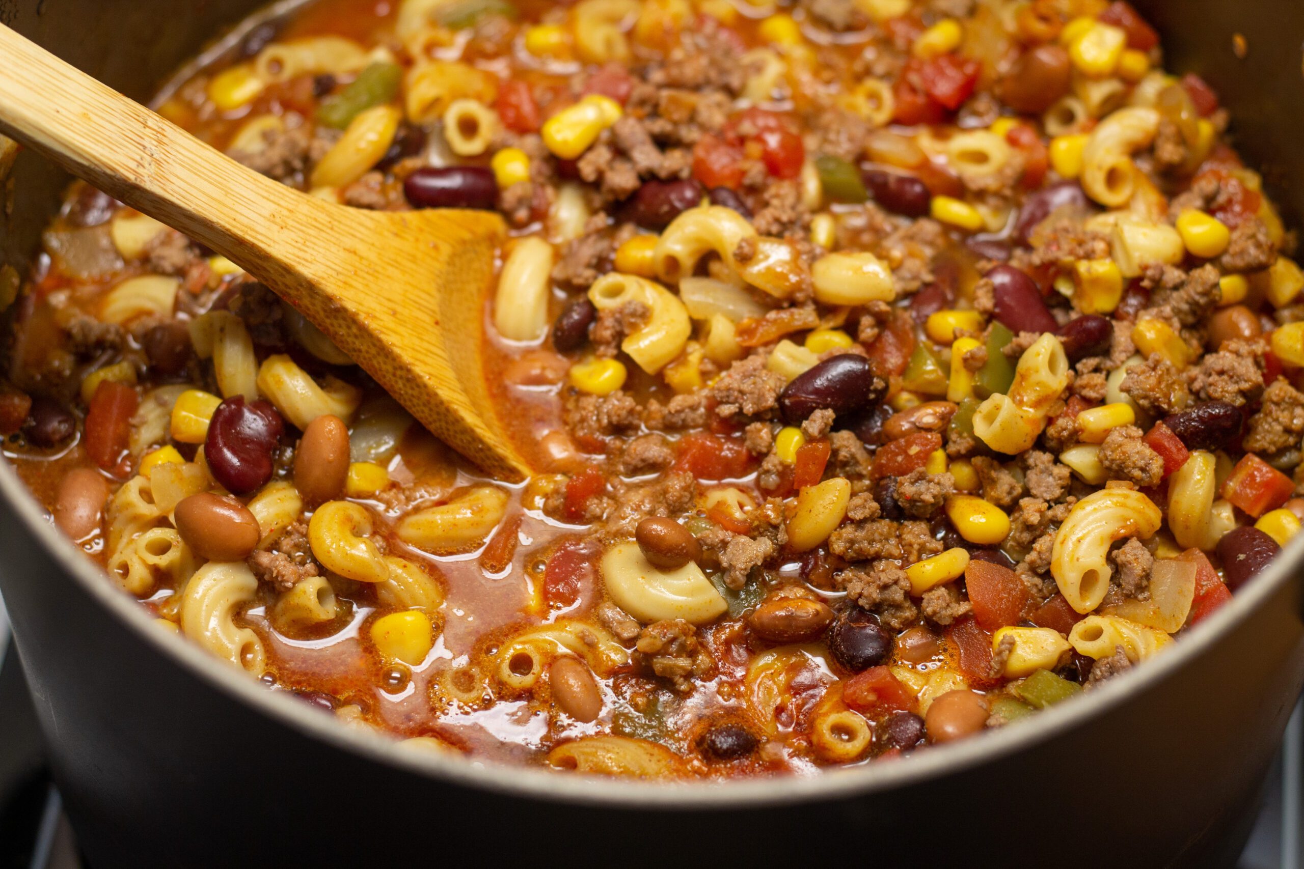 Easy Taco Chili with Macaroni