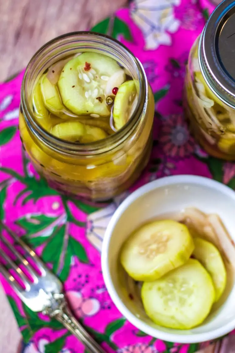 Perfect Pickled Cucumbers and Onions