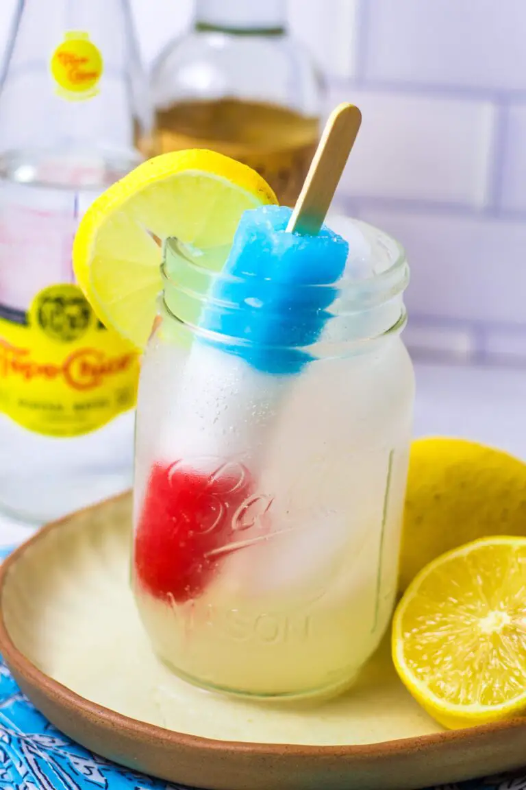 Vodka Lemonade 4th of July Cocktail