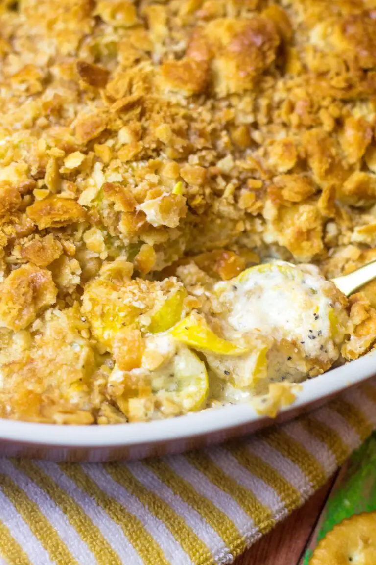 Squash Casserole with Ritz Crackers