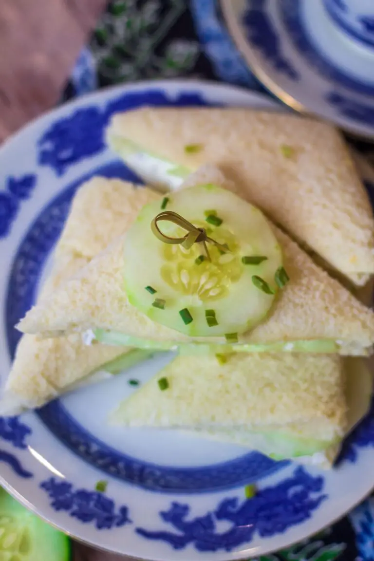 Old-Fashioned Cucumber Dill Tea Sandwiches
