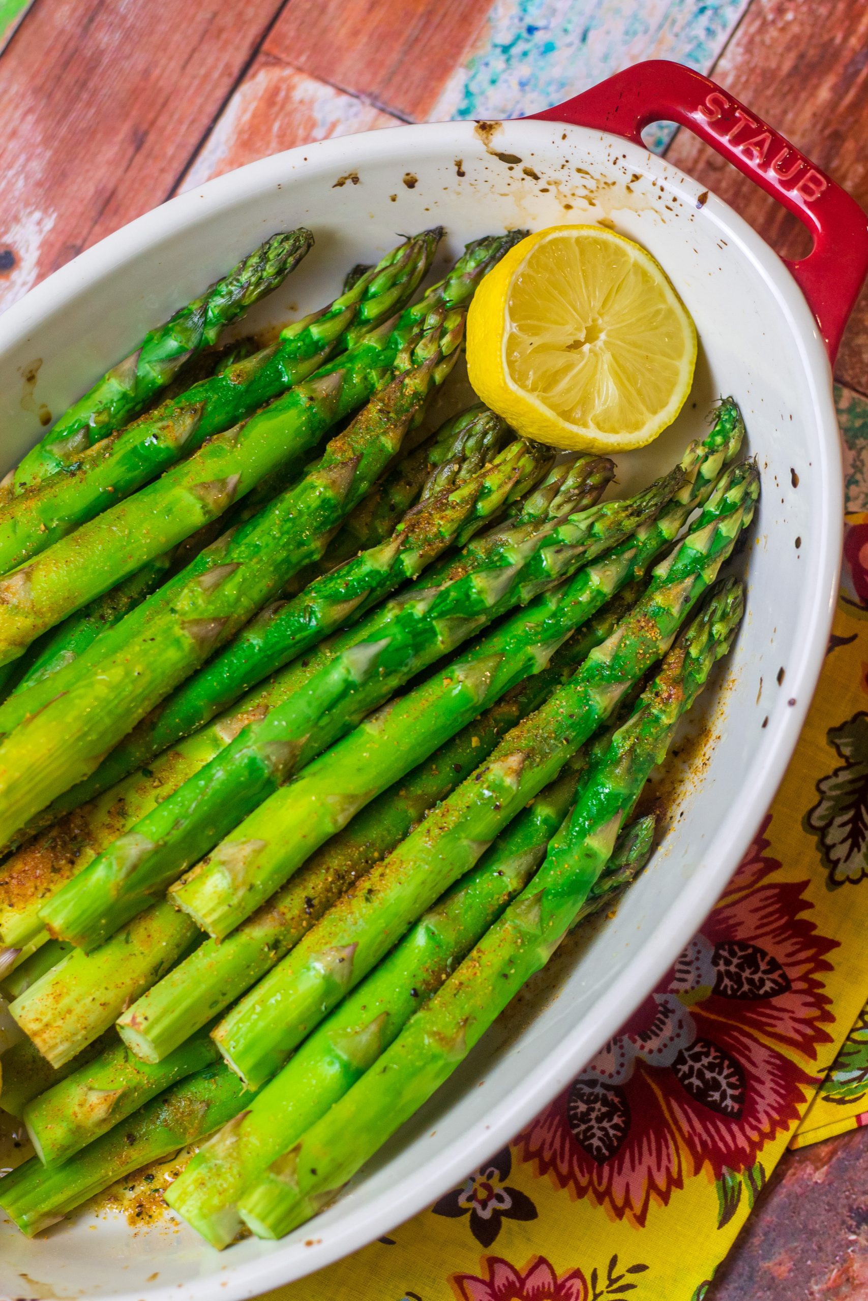 Simple Roasted Asparagus with Lemon