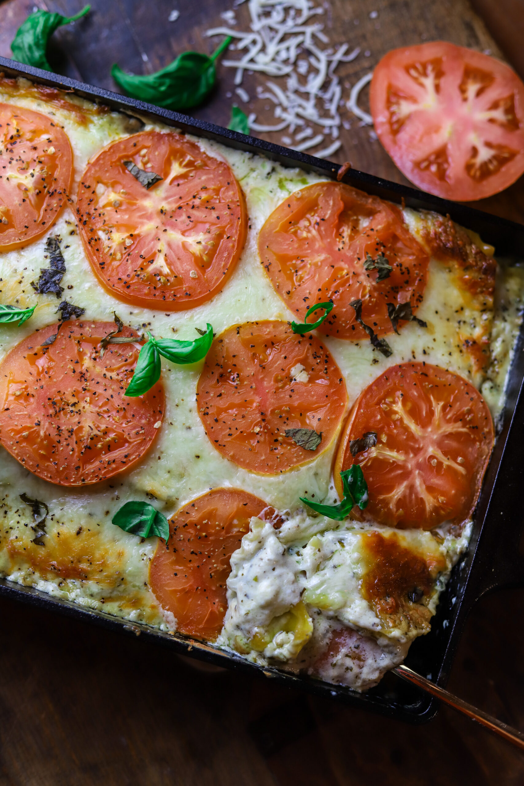 Caprese White Lasagna