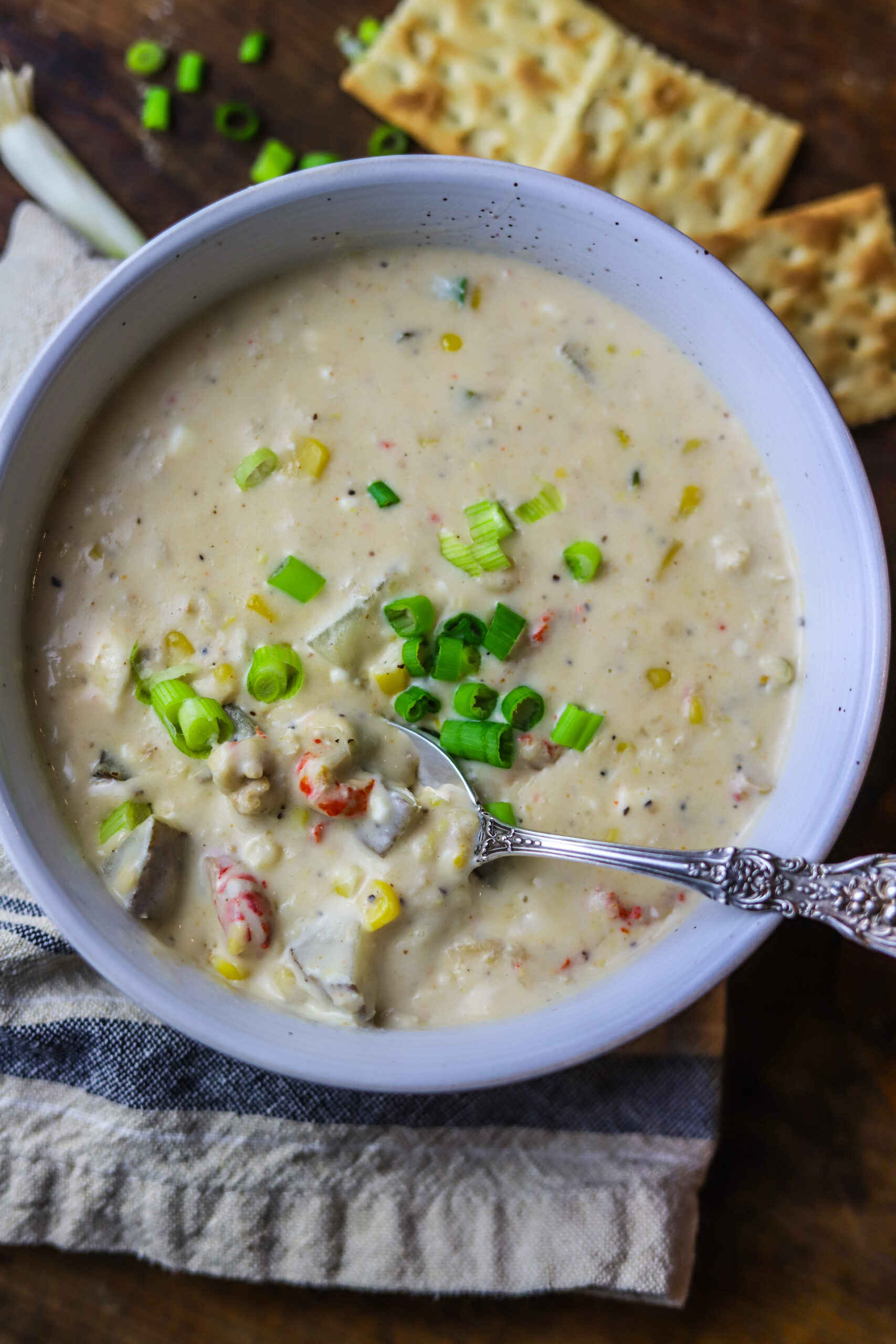 Creamy Crawfish and Crab Bisque