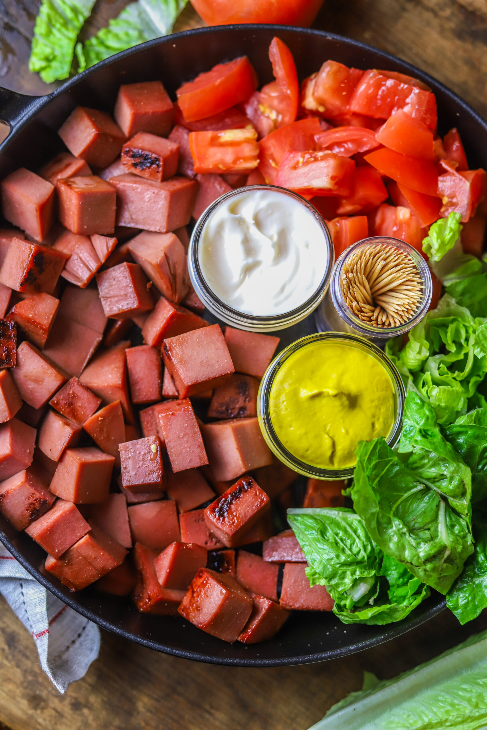 Fried Bologna Bites