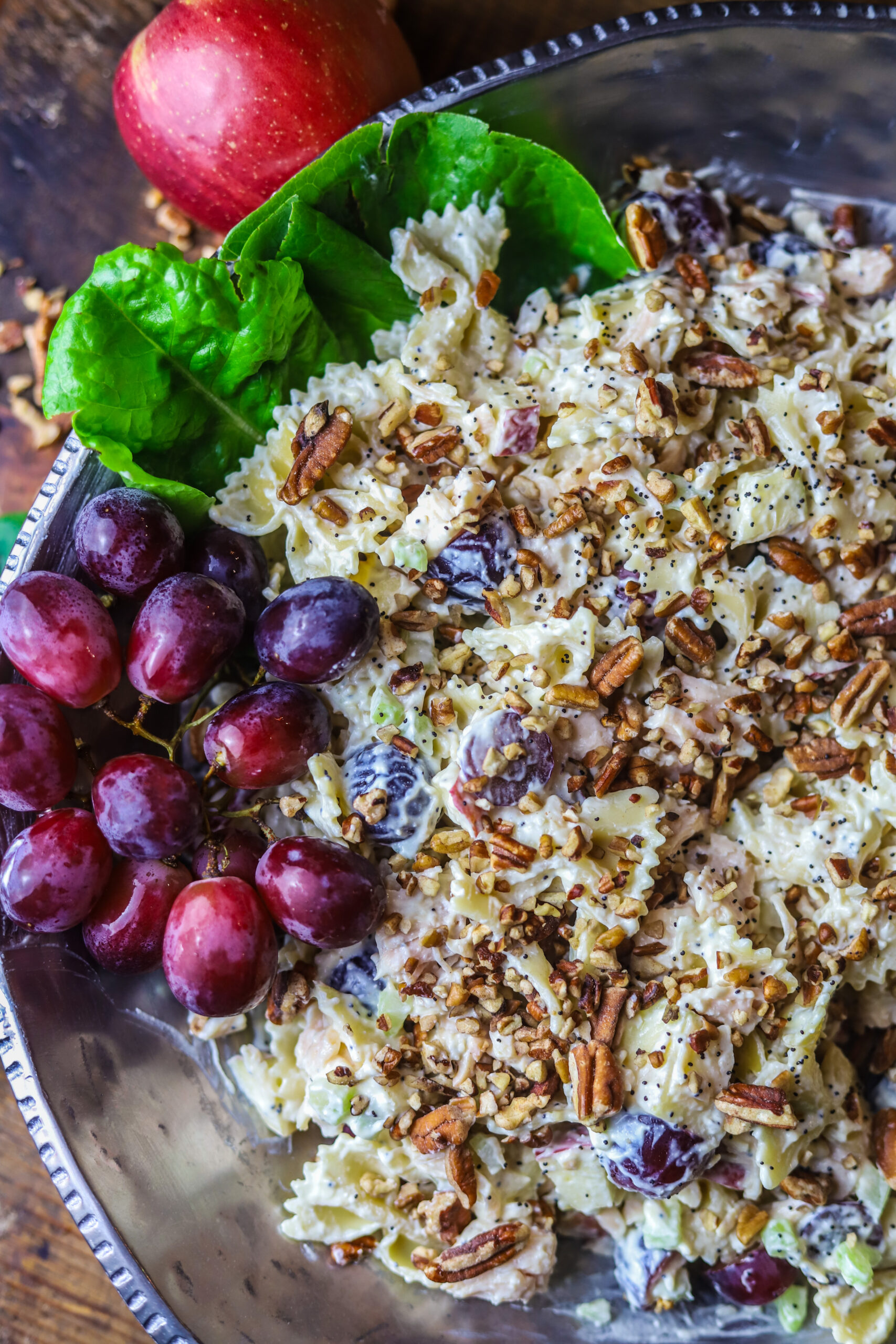 Waldorf Chicken Bowtie Pasta Salad