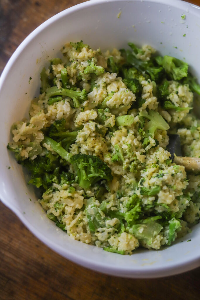 This broccoli rice cheese casserole. Omg. The ultimate side for any family function. It's a creamy, cheese rice mixture with broccoli florets folded in topped with an overly buttery Ritz cracker topping. Bake to bring it all together. This side is so simple and one of my favorite comfort dishes. 