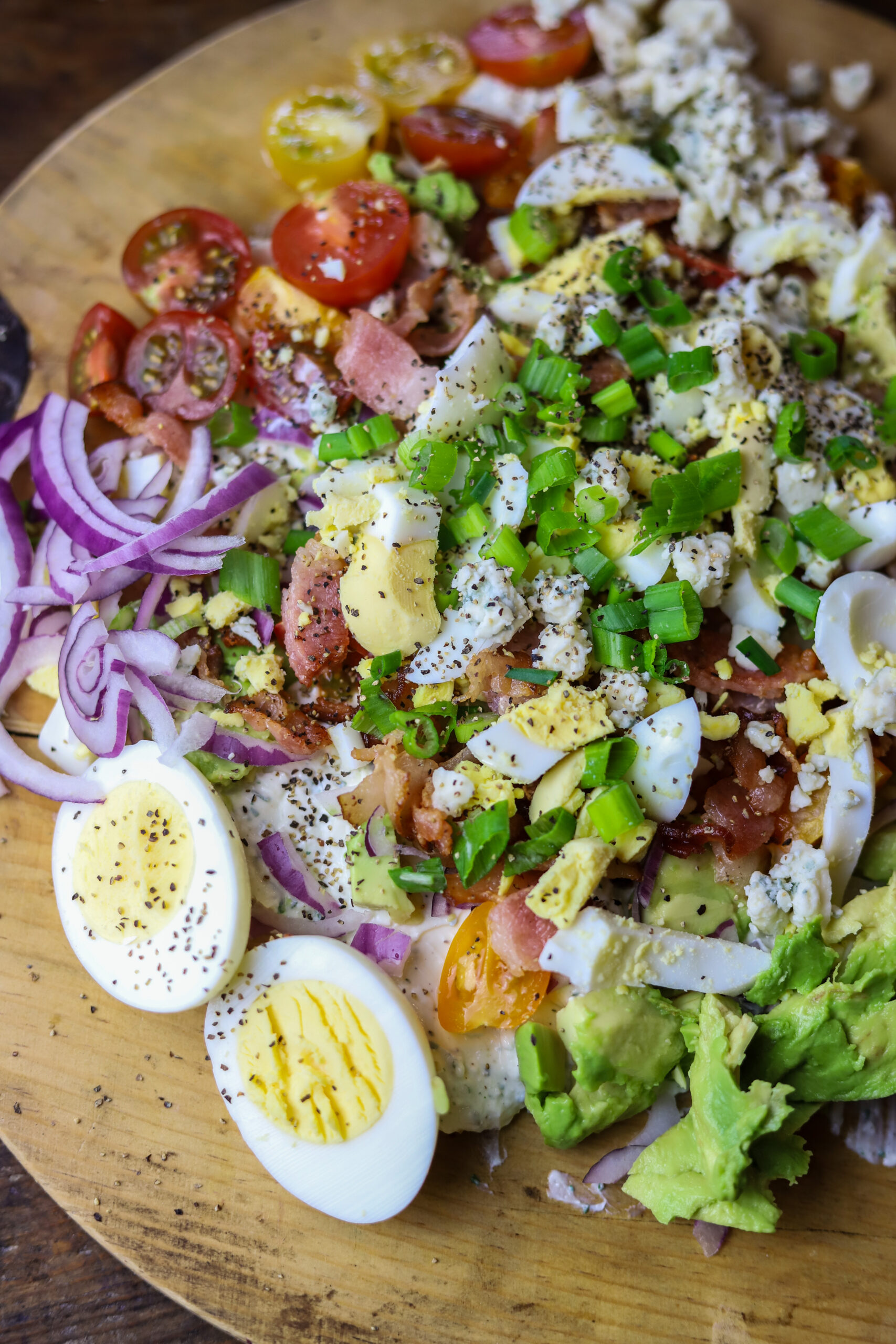 Cobb Salad 5 Layer Dip