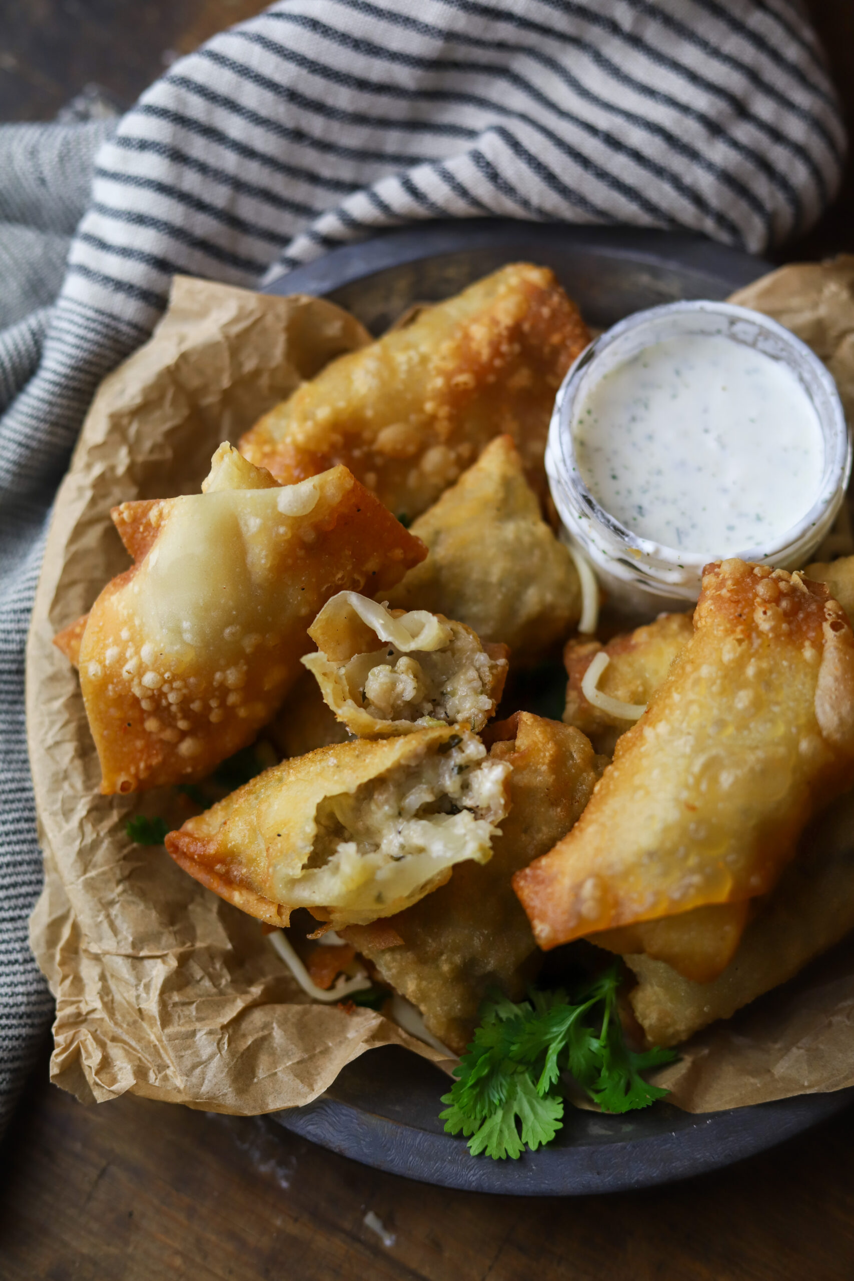 Louisiana Boudin Egg Rolls with Pepper Jack Cheese