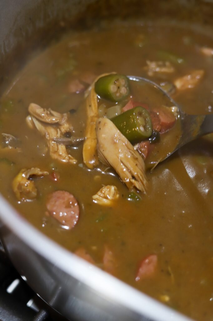 You'll love this classic duck gumbo recipe for a hearty, flavorful meal. Made with wild ducks, smoked sausage, a whole chicken and a rich, dark roux. Don't let making a gumbo intimidate you. This recipe is very easy to follow and worth it in the end.