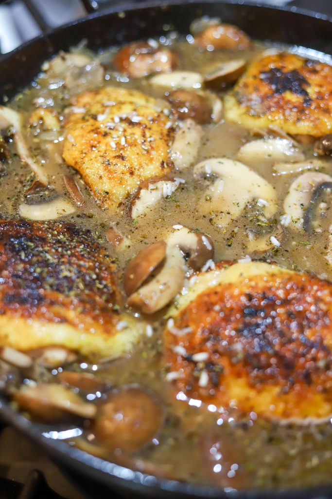 Savor the classic taste of this homemade cream of mushroom chicken and rice, a quick and easy dish that brings warmth and satisfaction to your table.