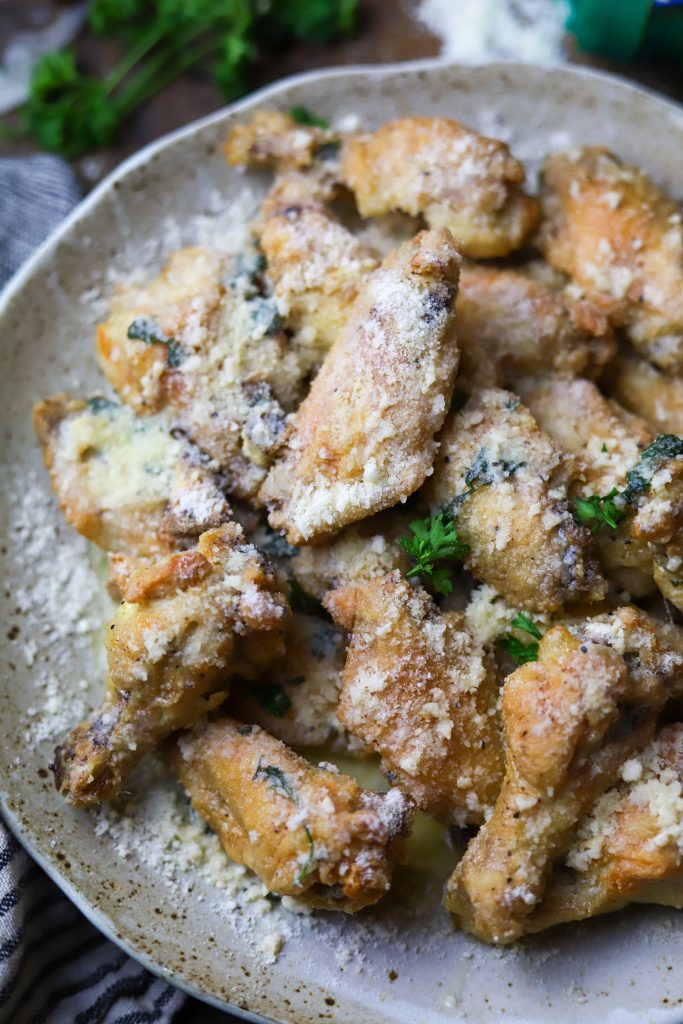 Crispy Baked Garlic Parmesan Chicken Wings are bursting with flavor, perfect for parties, game days, or a delicious snack any time.