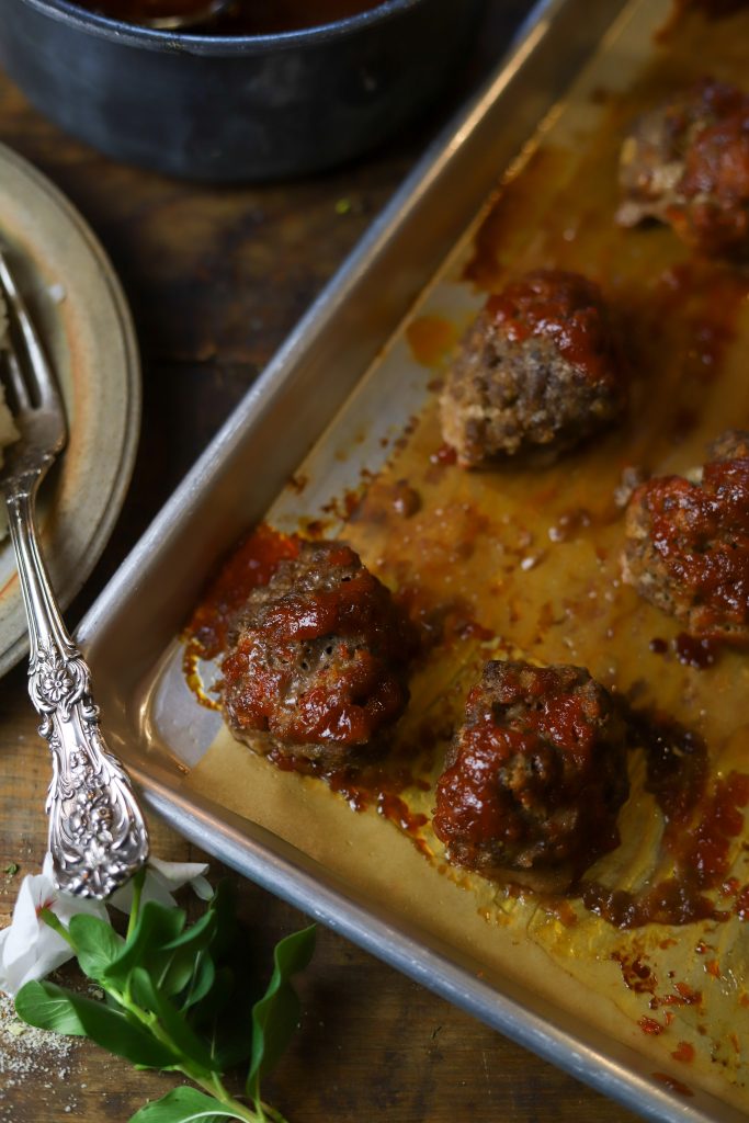 Savor the taste of classic meatloaf in bite-sized form with these easy meatloaf meatballs, perfect for weeknight dinners or parties.