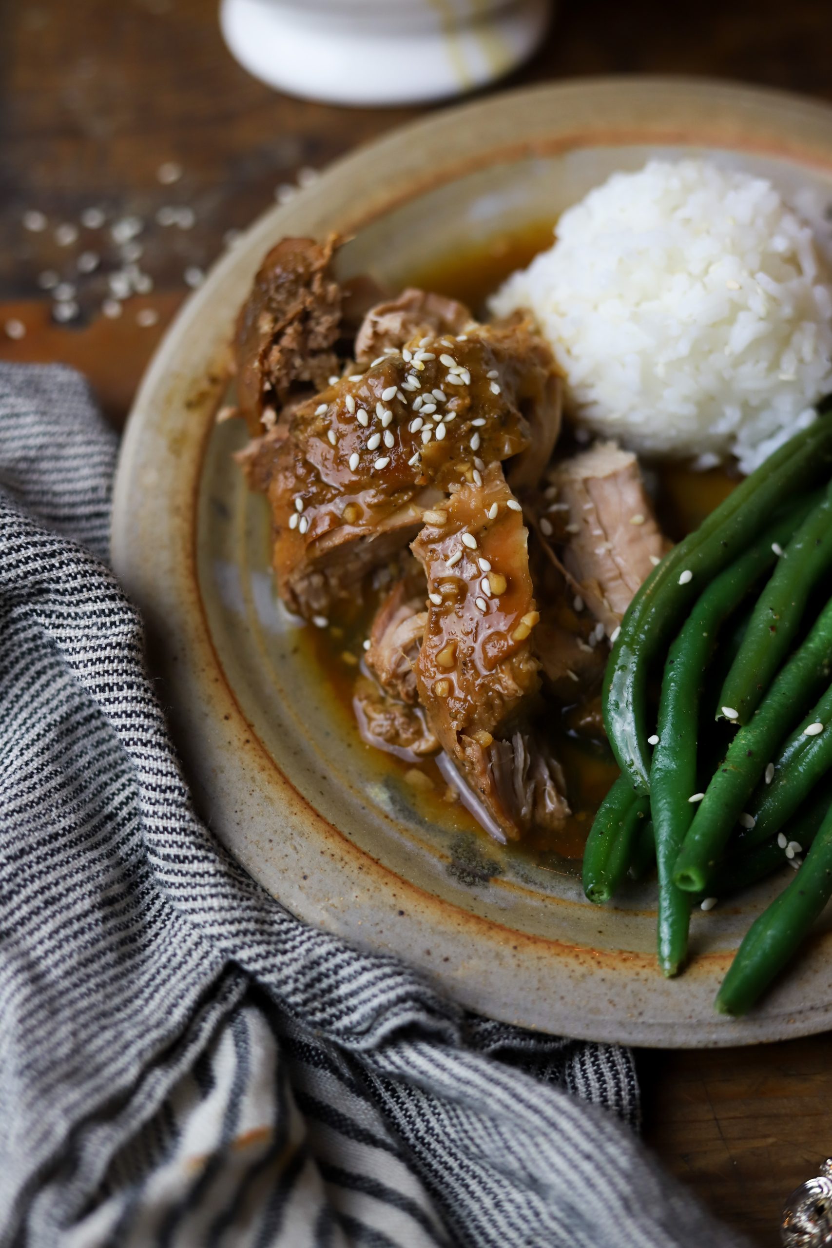 Crockpot Teriyaki Pork Tenderloin