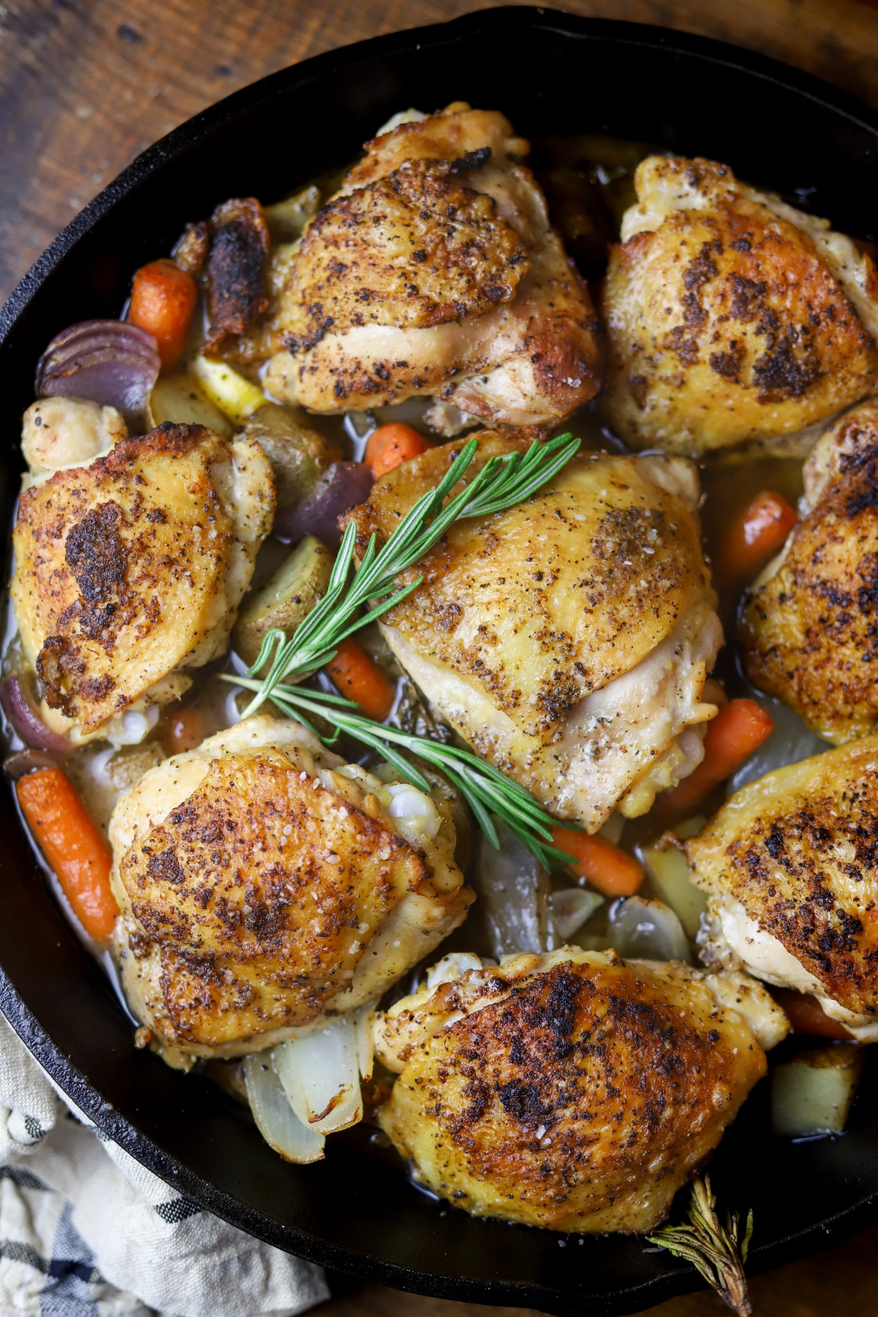 Simple Braised Chicken Thighs