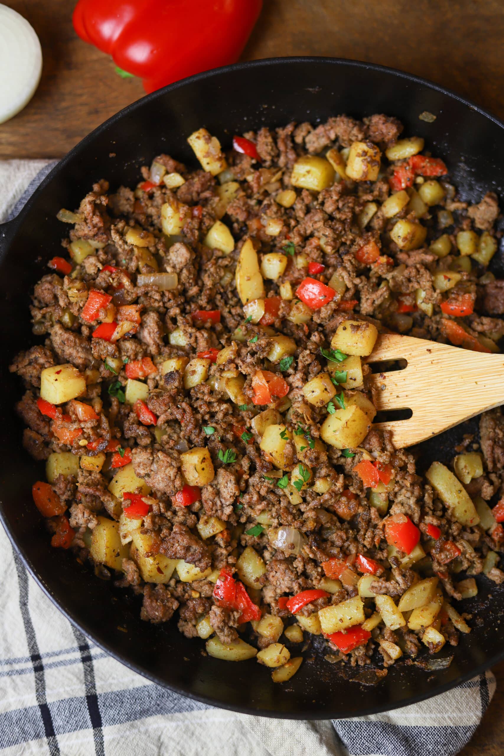 Simple Ground Beef and Potatoes Recipe
