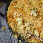 Creamy Chicken Pasta Bake with Ritz Cracker Topping