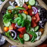 Watermelon Tomato Salad with Feta